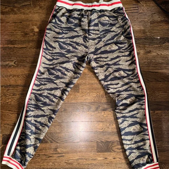 Fashion Nova Men Camo Joggers XL Side Stripe Track Pants - Picture 6 of 6
